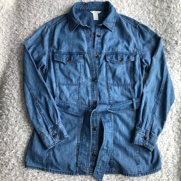 H&M Tie Belt Utility Jacket | M - Picture 4 of 9